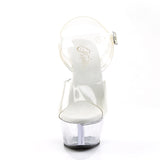 Pleaser clear pole dancing shoes