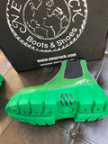 New Rock Ankle Boots - Green