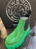 New Rock Ankle Boots - Green